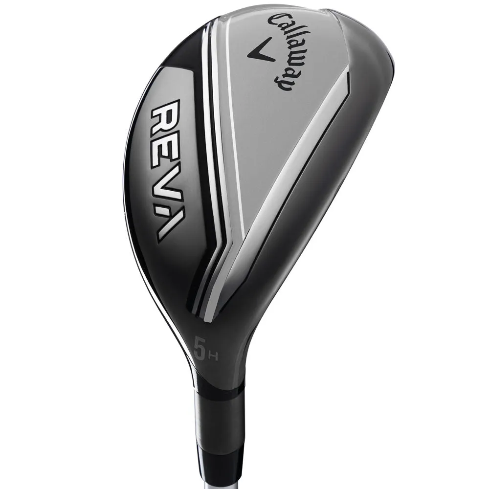 Callaway REVA 8-Piece Cart Bag Package Set Ladies - Black, UV protection golf hat, Ping G430 hybrid, Golf swing trainer