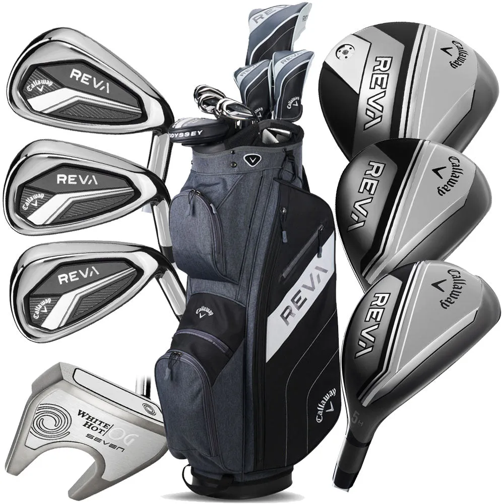 Deal of the Day Callaway REVA 8-Piece Cart Bag Package Set Ladies - Black Pick of the Season, Golf tournament gifts