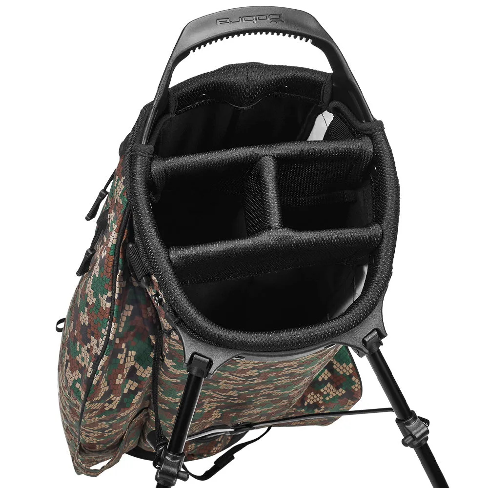 Cobra Ultralight Pro Stand Bag - Snake Camo 2.0, TaylorMade Stealth driver