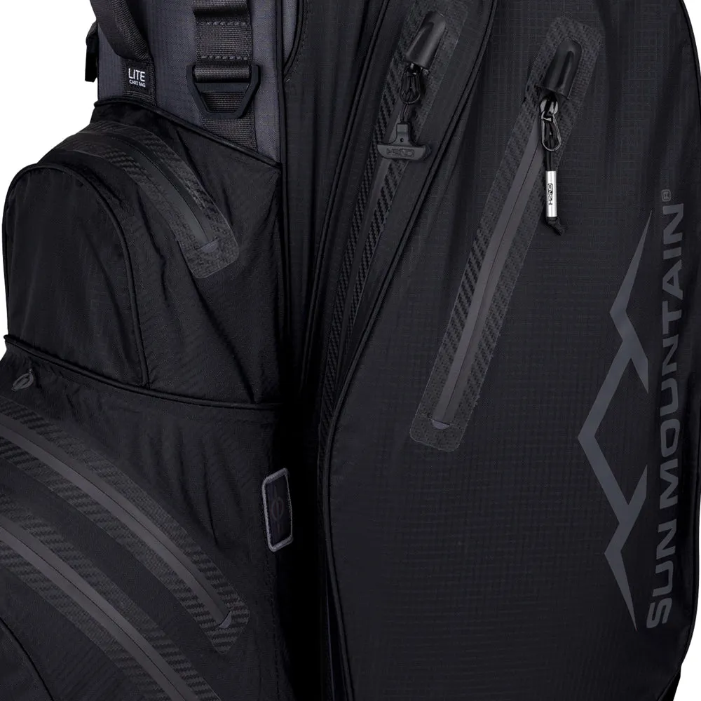 Sun Mountain H2NO Lite Waterproof Cart Bag - Steel/Black, Black Friday golf deals