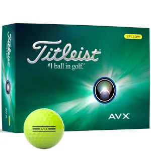Deal of the Day Titleist AVX Golf Balls - Yellow - 12 Pack Best-Selling, Forged vs cast irons