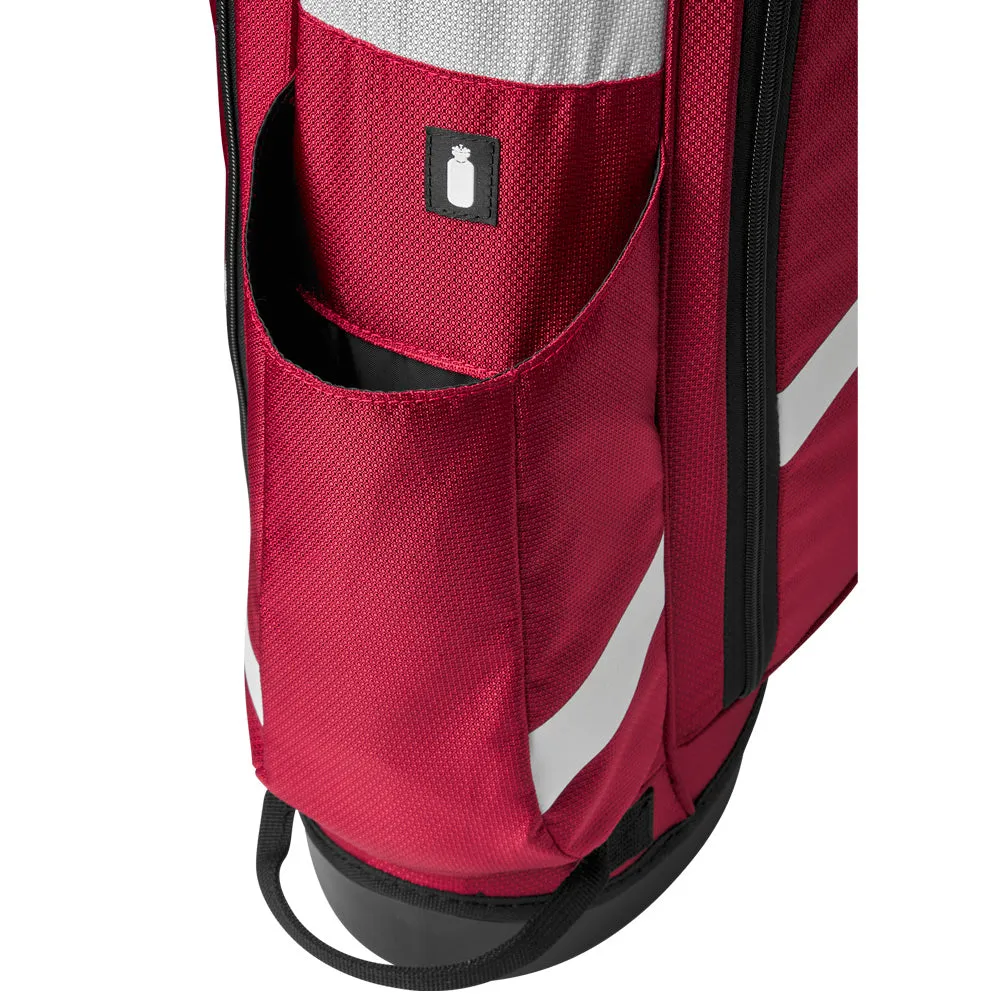 Wilson QS Lite Stand Bag - Red/White/Black, What golf ball is best for high handicappers, Low spin golf driver, Golf stretching straps