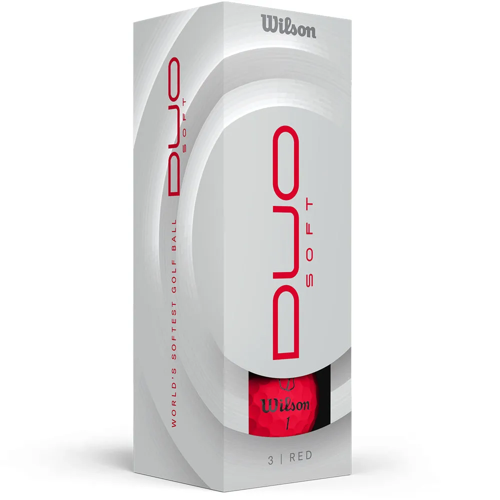 Wilson Staff Duo Soft Golf Balls - Red - Double Dozen, Cobra AeroJet driver, Wide width golf shoes, Golf grip tape