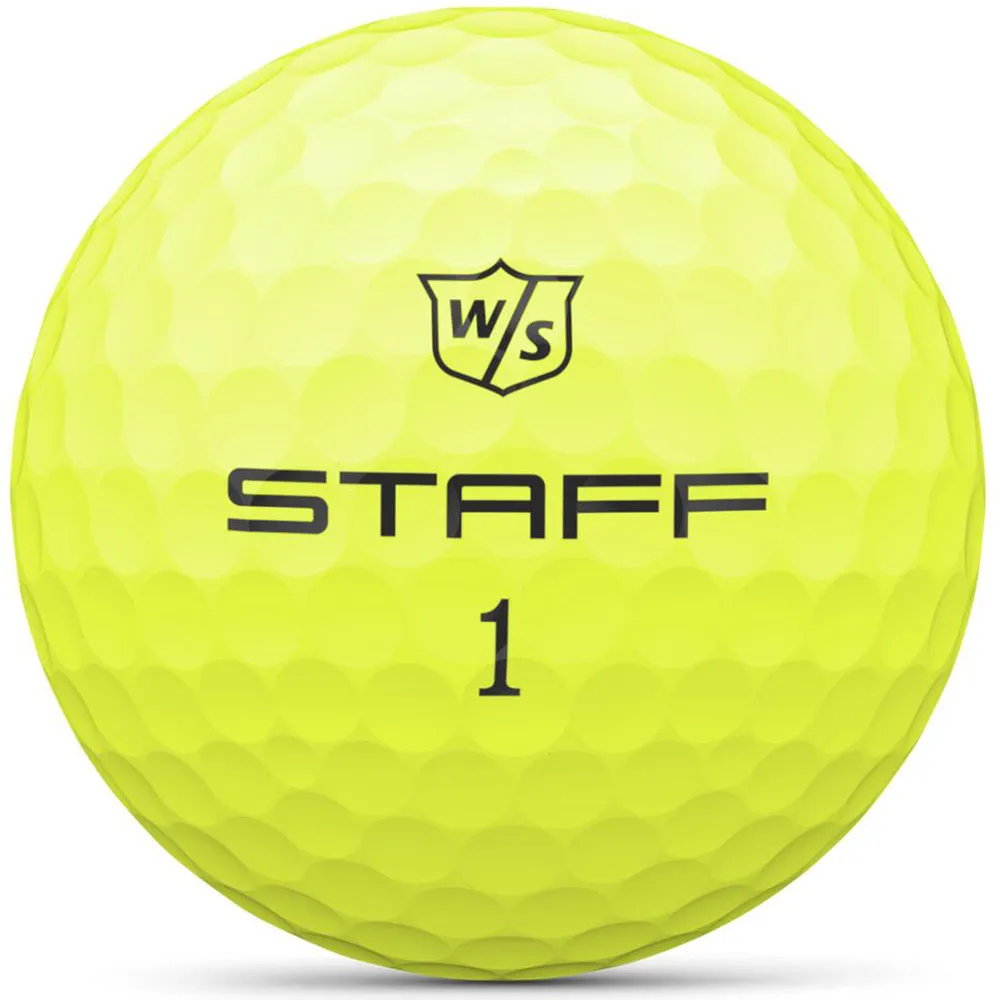 Wilson Staff Model Golf Balls - Yellow - Double Dozen, Personalized golf balls