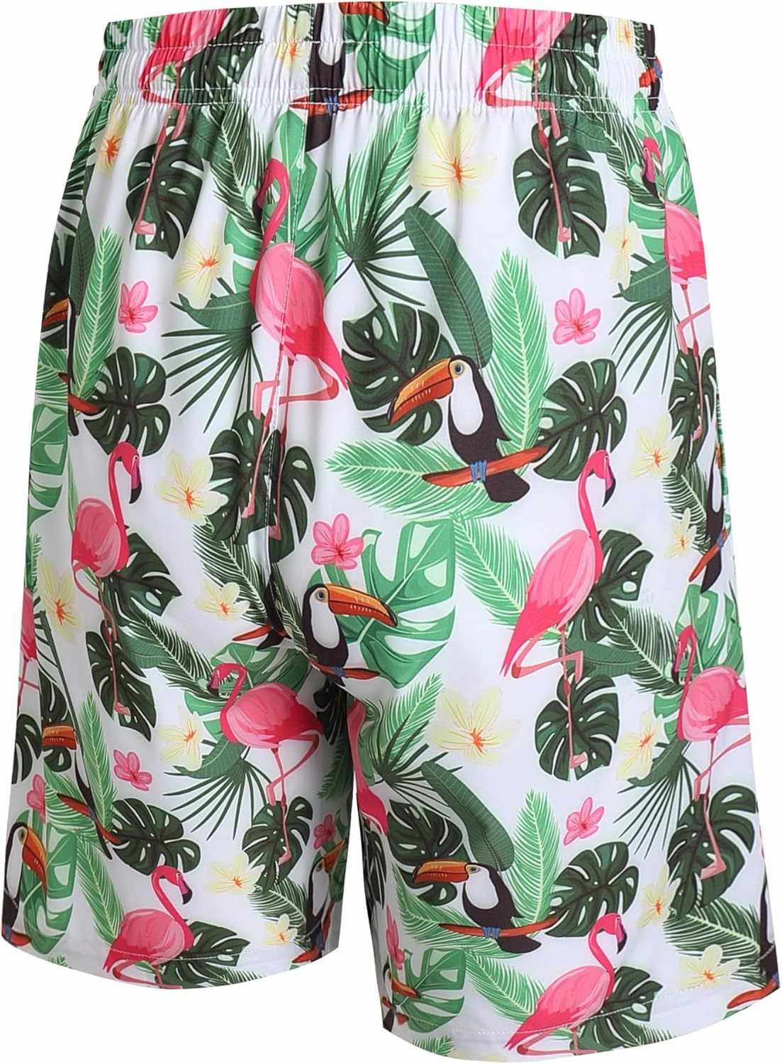 DEHANER Swim Trunks for Men Quick Dry Board Shorts with Zip Pockets Bathing Suits Beach Swimwear