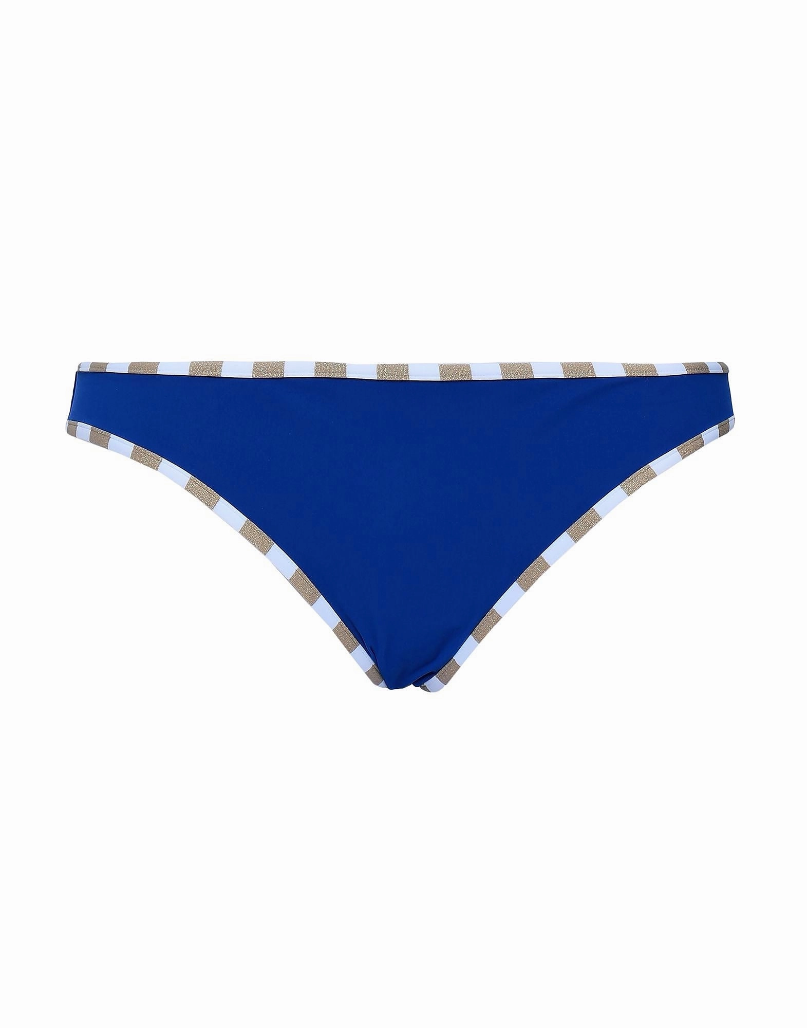 Diane Von Furstenberg DVF Classic Klien Blue Gold White Triangle Bikini