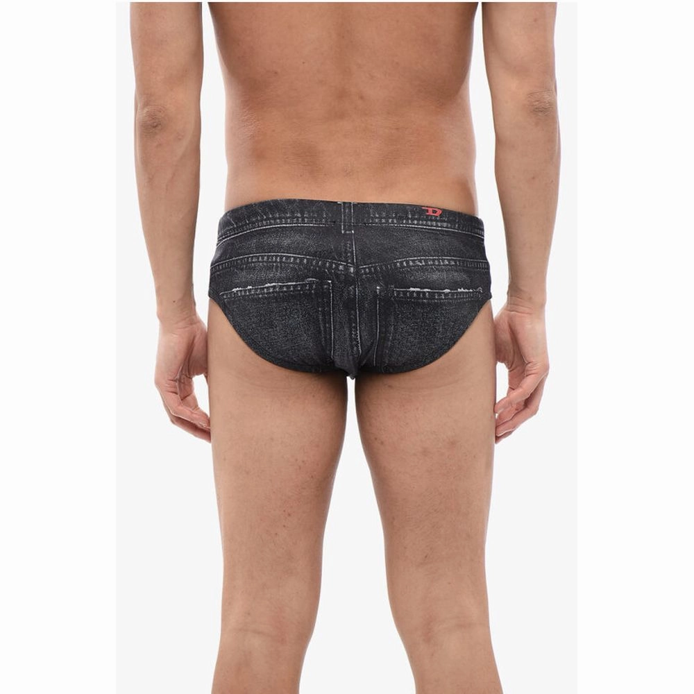 Diesel Effect Stretch Fabric BMBR-ALFIE SW Swim Men's Brief