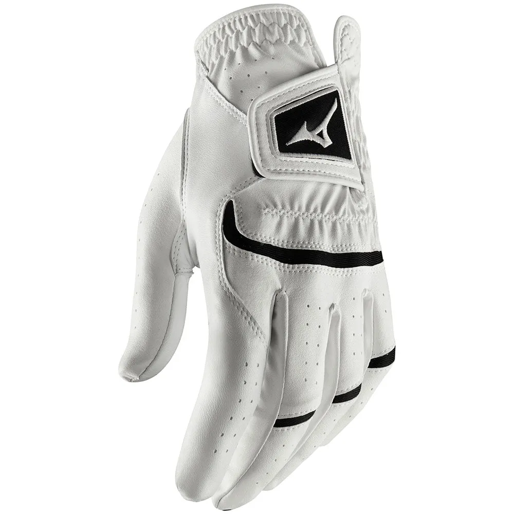 Mizuno Elite Leather Golf Glove - White - 3 Pack, Funny golf gifts