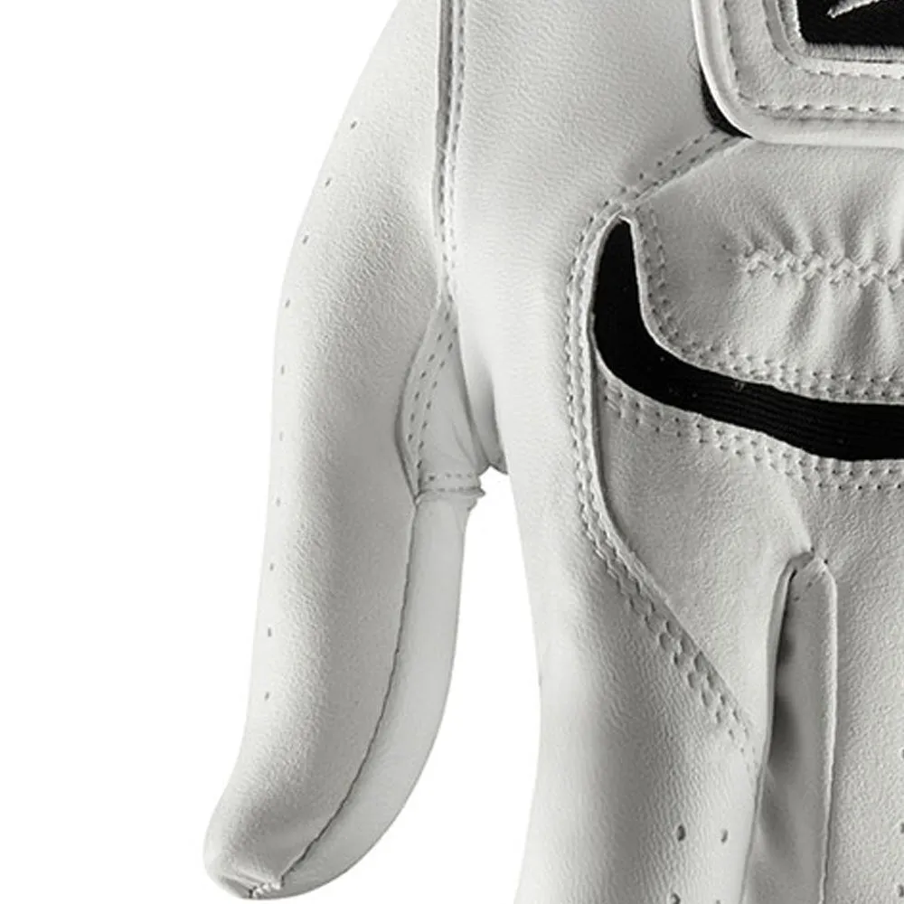 Mizuno Elite Leather Golf Glove - White - 3 Pack, Golf vest for men, Yellow golf balls
