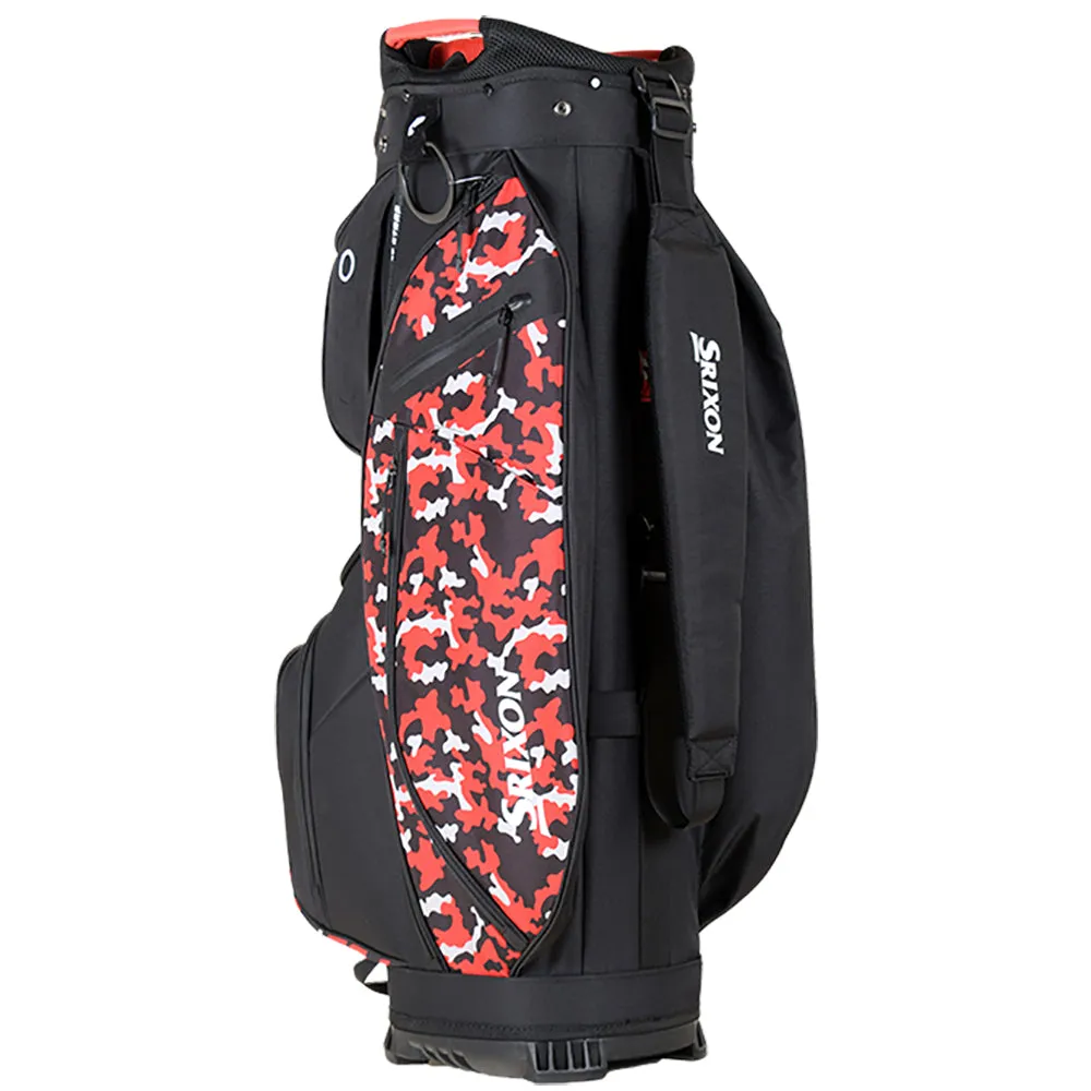 Srixon Premium Cart Bag - Black/Red Camo, Golf elbow brace, Golf club cleaning brush