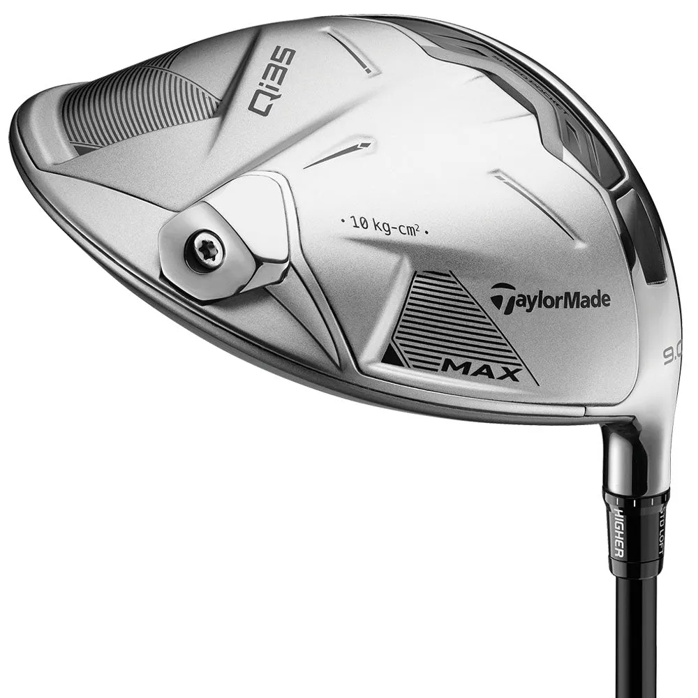 TaylorMade Qi35 Ltd Edition Designer Series Driver MAX - Silver, Golf cart cup holder, Low spin golf driver