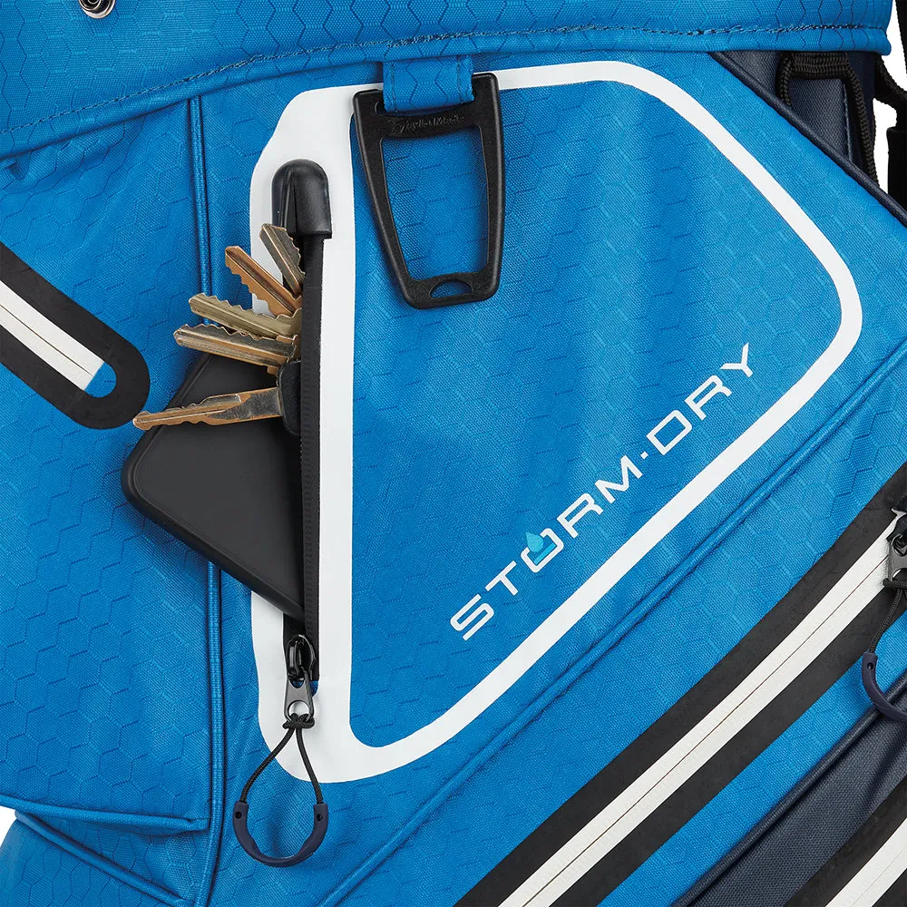TaylorMade StormDry Cart Bag - Navy/Blue, Golf ball markers, Women's golf skirts