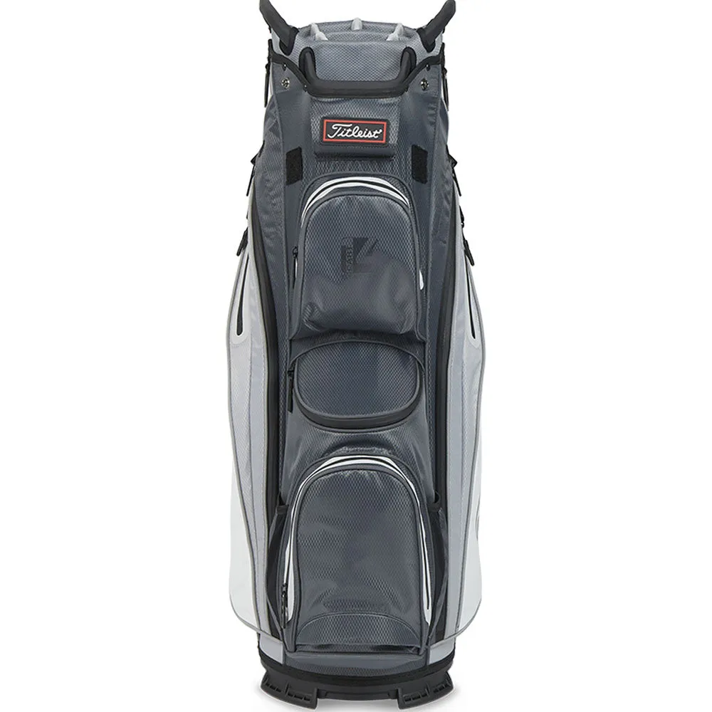 Titleist Cart 14 StaDry Waterproof Cart Bag - Charcoal/Grey/White, Golf bag rain cover, Golf wedges 52 degree, Black Friday golf deals