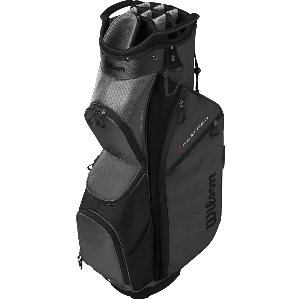 Discover the Difference Wilson Feather Cart Bag - Grey/Black Trending Now, Used golf clubs near me