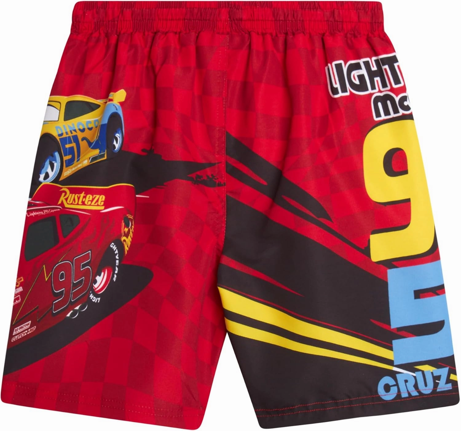 Disney Boys Rash Guard Set - 2 Piece Mickey Mouse, Cars Lighting McQueen, and Buzz Lightyear UP50  Swim Set for Boys (2T-7)
