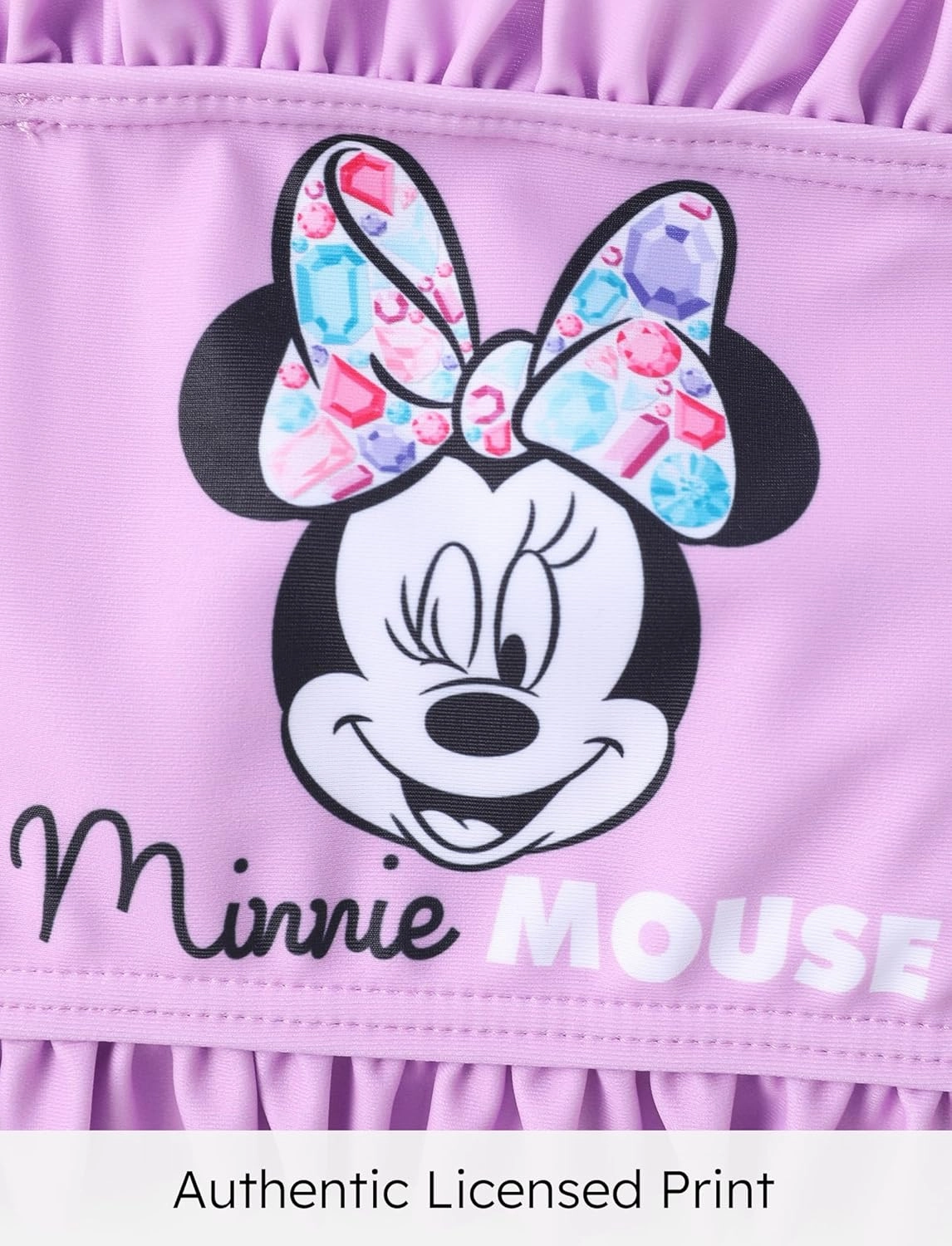 Disney Frozen Elsa Princess Minnie Ariel Girl 3 Piece Swimsuit Bikini Tankini Bathing Suit with Cover Up Set UPF 50  Swimwear