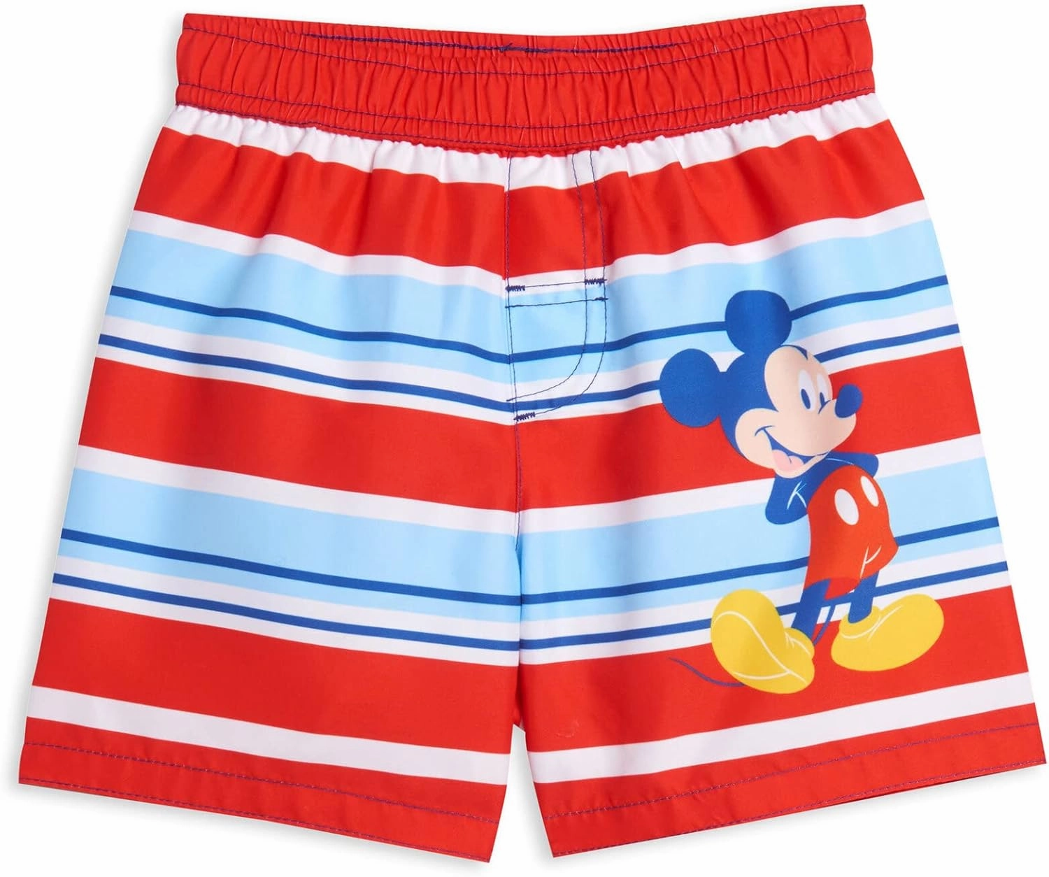 Disney Mickey Mouse Surfboard UPF 50  Rash Guard Shirt & Swim Trunks Outfit Set Infant to Big Kid Sizes (12 Months - 14-16)