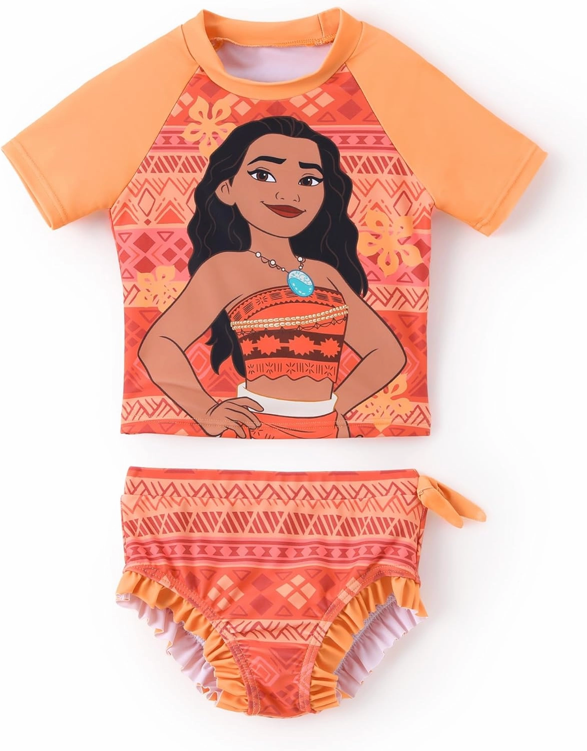 Disney Princess Frozen Elsa Minnie Toddler Girl Swimsuit Summer Tankini Bathing Suit 2 Piece Swimwear Rashguard Swim Suit
