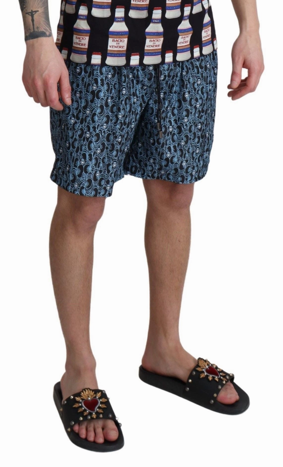 Dolce & Gabbana Chic Drawstring Swim Men's Trunks