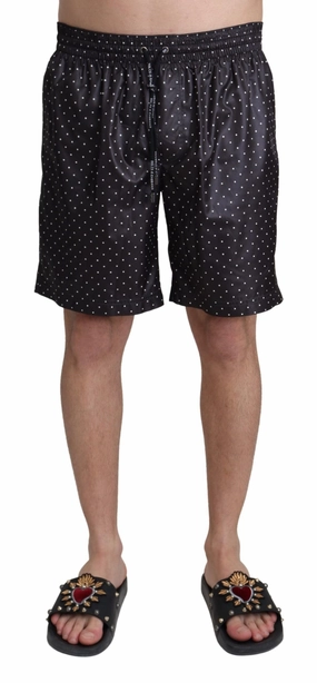Dolce & Gabbana Chic Polka Dot Men's Swim Men's Trunks