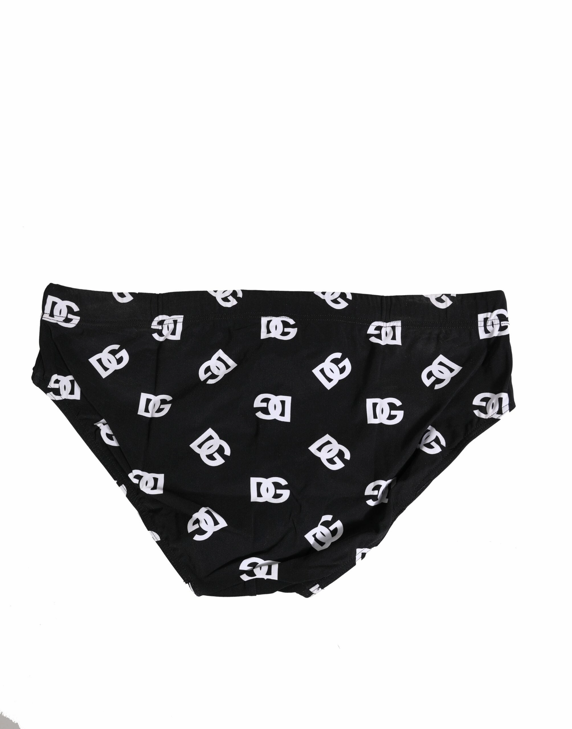 Dolce & Gabbana Nylon Logo Print Beachwear Brief Men's Swimwear