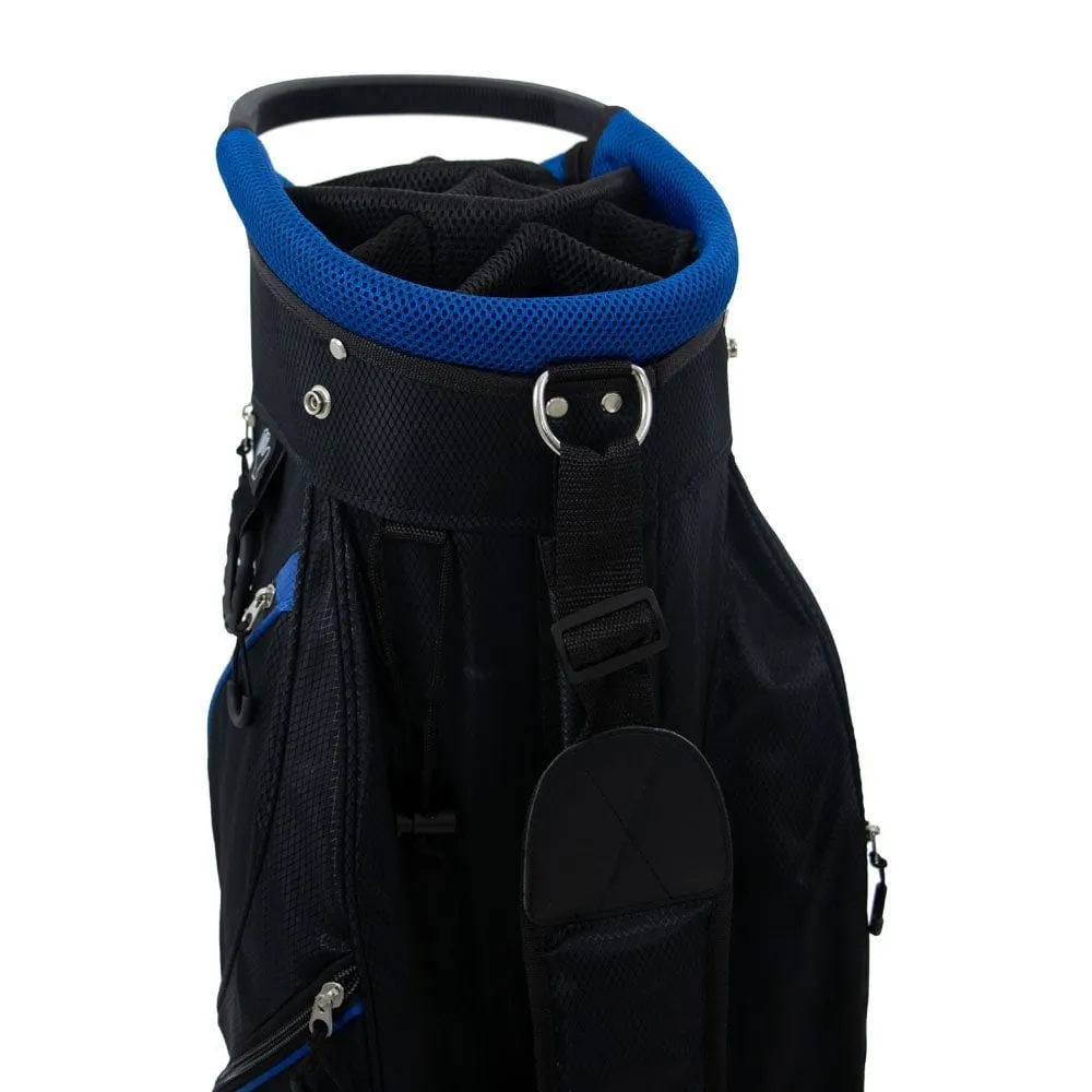 Ben Sayers DLX Cart Bag - Black/Blue, FootJoy golf shoes
