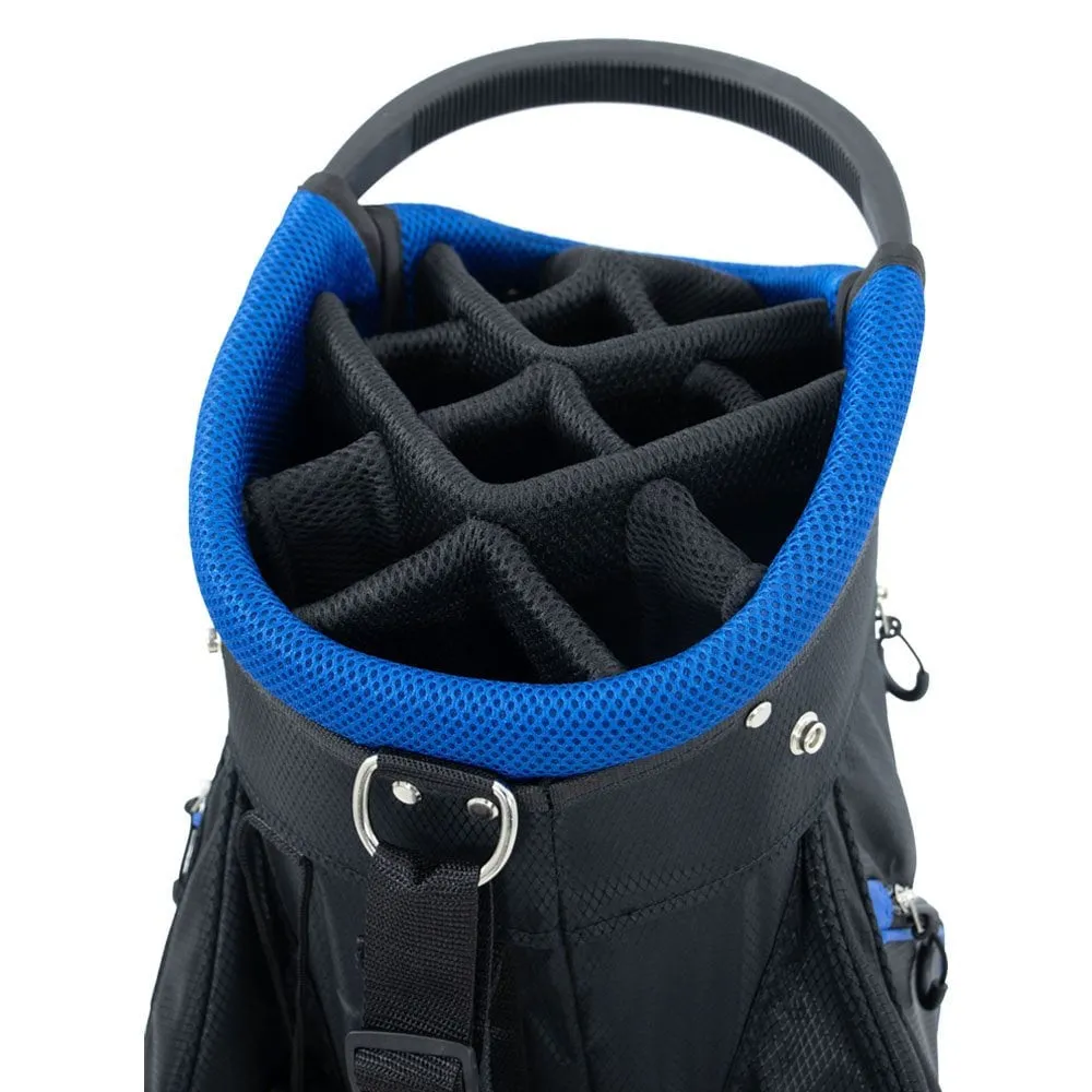 Ben Sayers DLX Cart Bag - Black/Blue, Golf gloves for men
