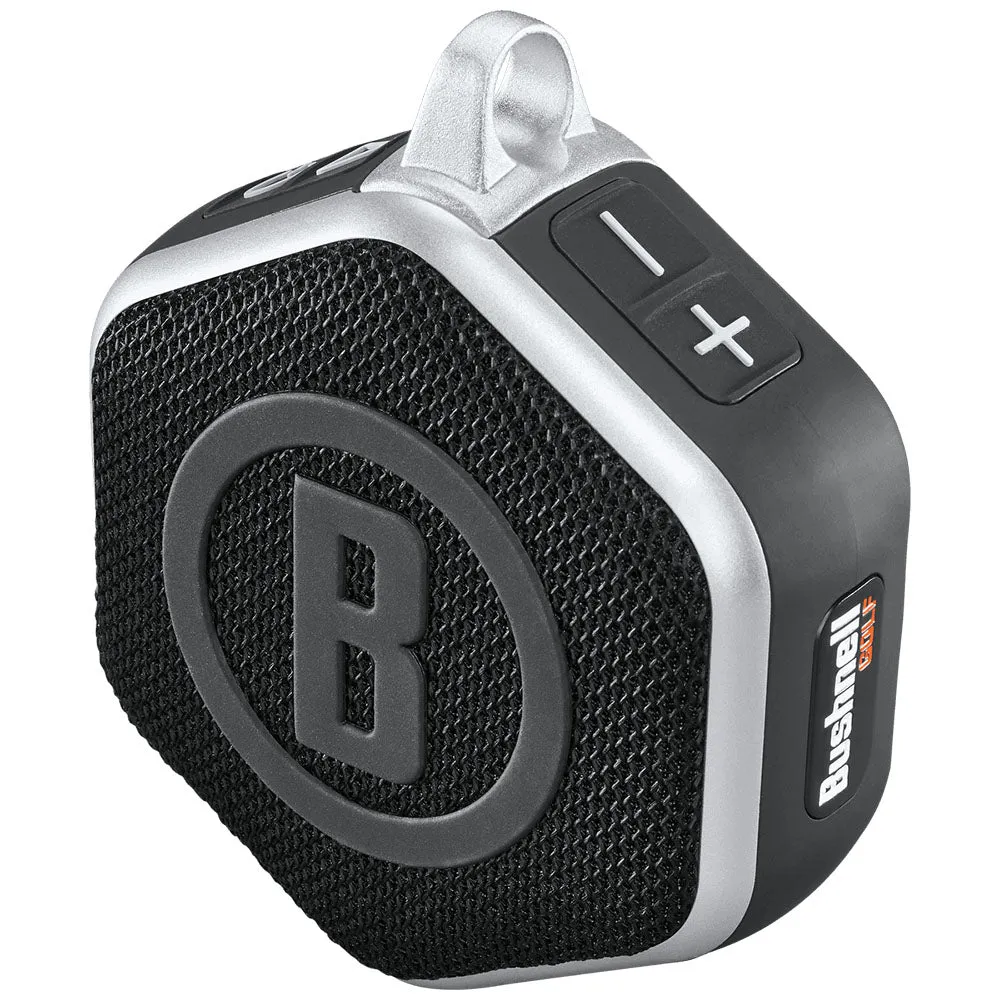 Bushnell Wingman Mini GPS Speaker - Black/Silver, Golf resistance bands, Shot tracking golf sensor
