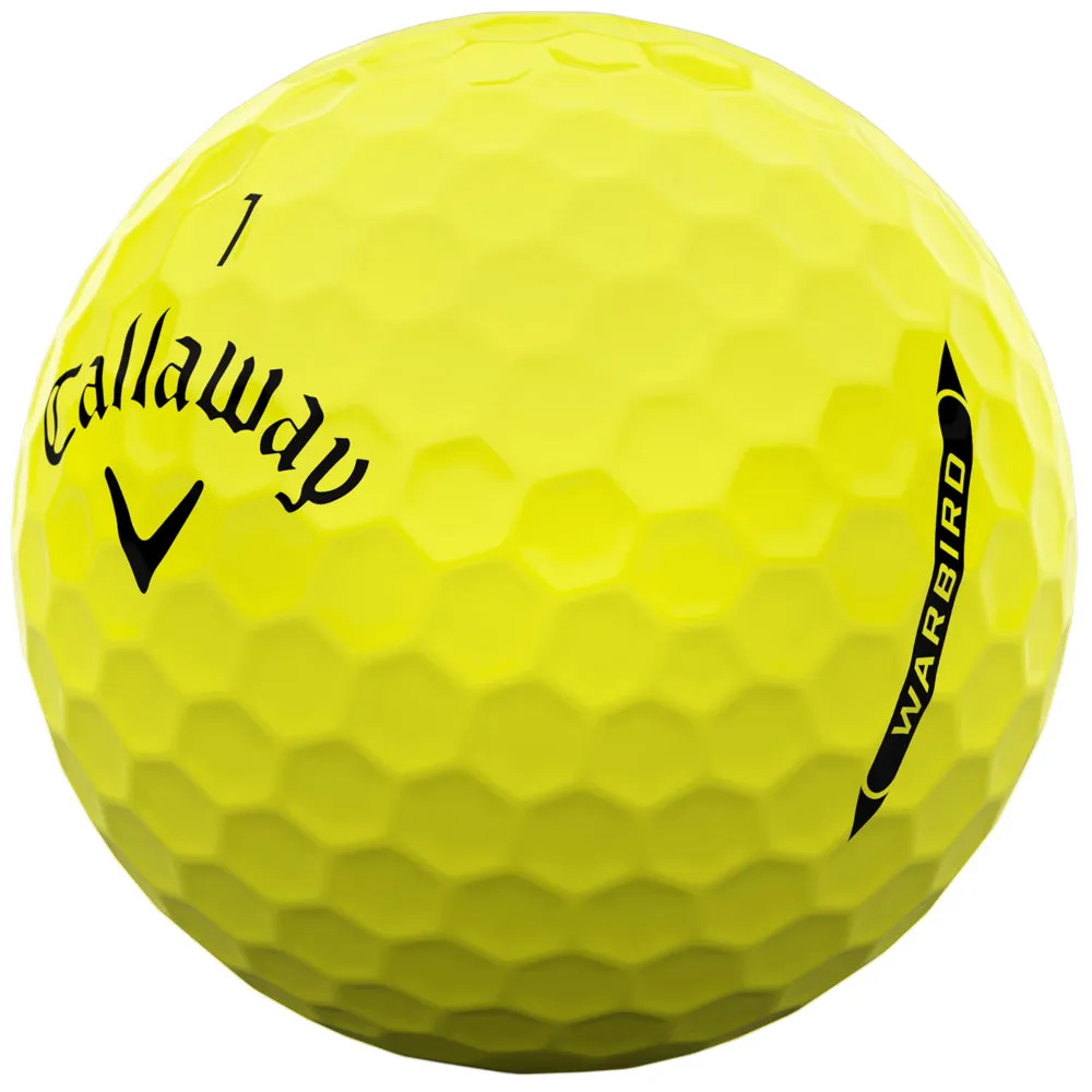 Callaway Warbird Distance  Golf Balls - Yellow - 12 Pack, Recycled golf accessories, Golf elbow brace, Golf training aid
