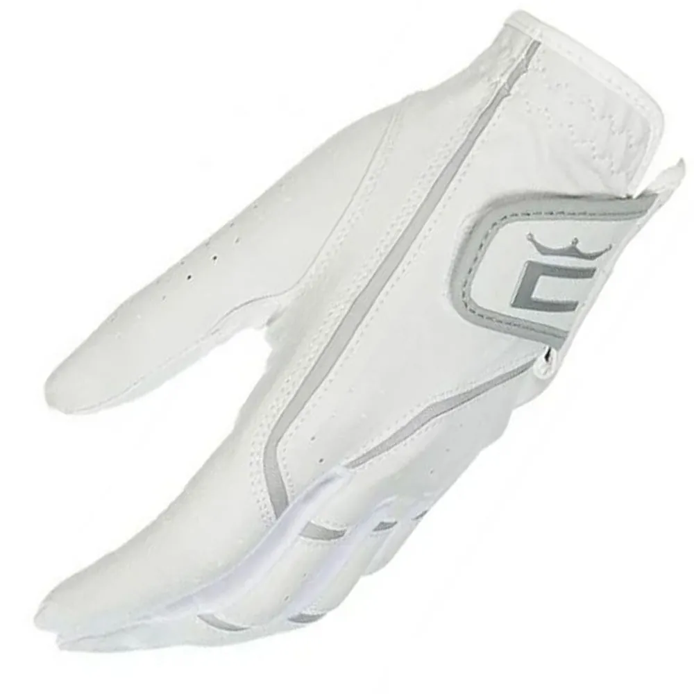 Dont Miss Cobra Ladies MicroGrip Flex Leather Golf Glove - White Limited Edition, Waterproof golf bag cover, Golf accessories for beginners