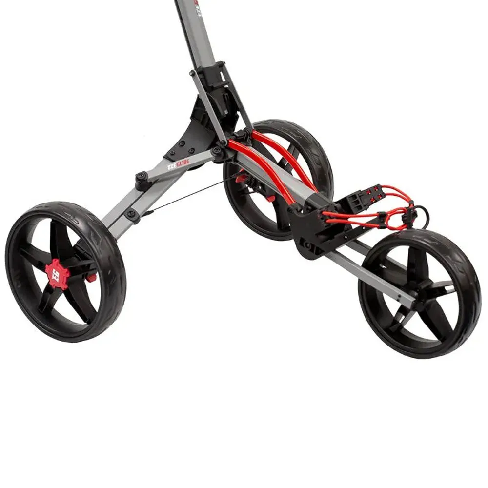 EzeGlide Bolt 2 3-Wheel Push Trolley - Gloss White/Black, Summer golf sale, Golf mat for home, Funny golf gifts