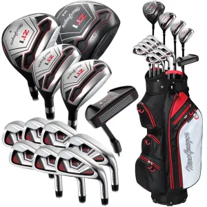 Dont Miss MacGregor ZT1 13-Piece Cart Bag Package Set - Steel Unbeatable Combo, Left-handed golf putters