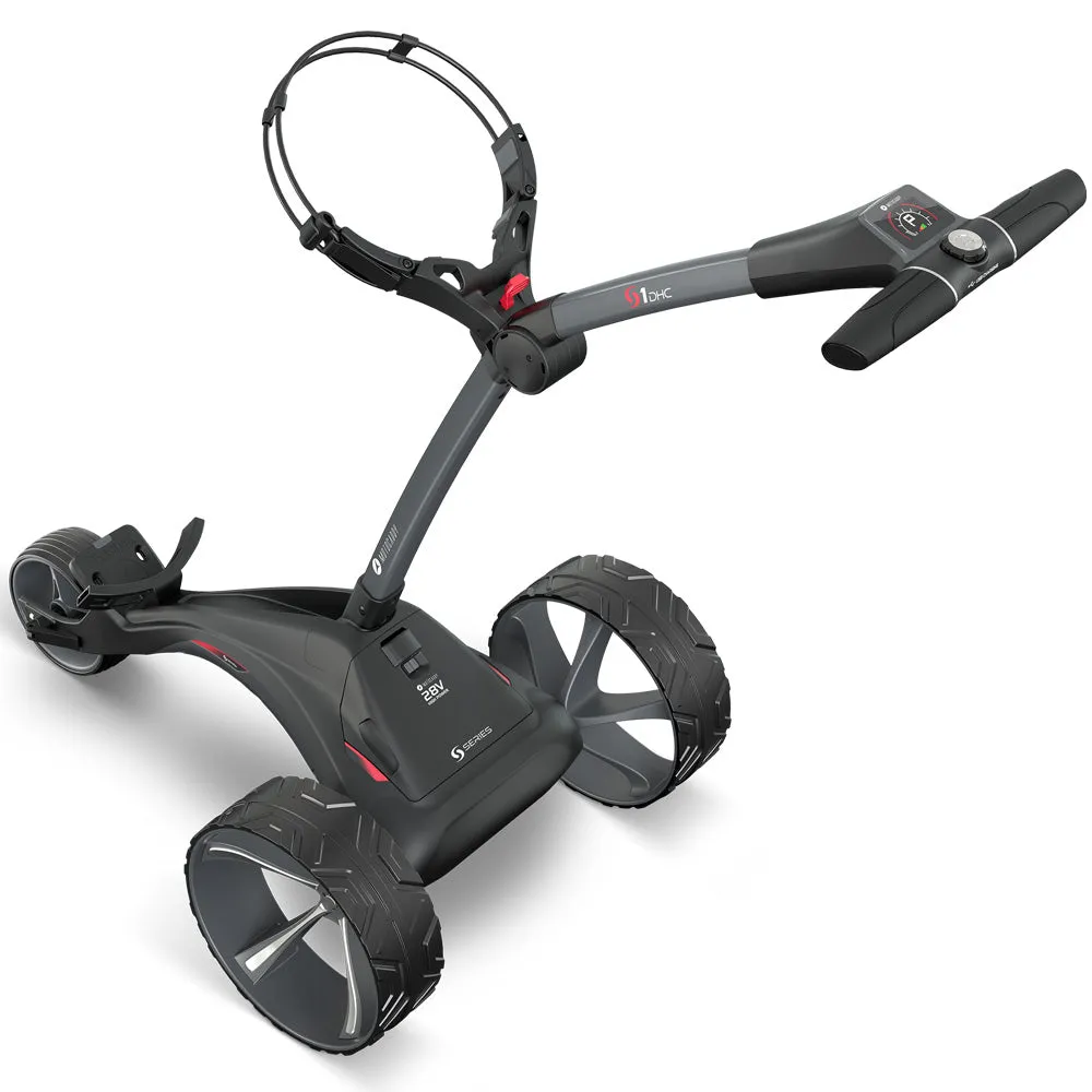 Motocaddy S1 DHC Electric Golf Trolley - Graphite - 2025, Recycled golf balls