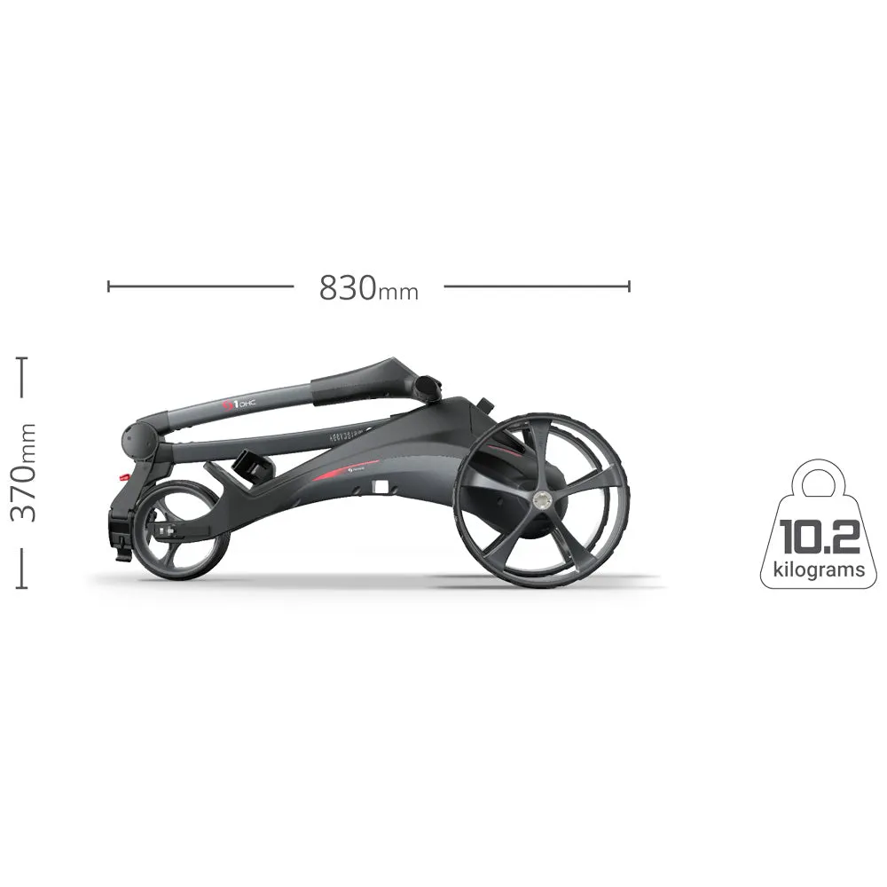 Motocaddy S1 DHC Electric Golf Trolley - Graphite - 2025, Novelty golf head covers, Solar powered golf cart