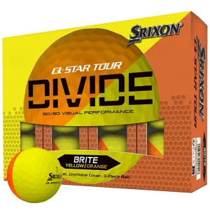 Dont Miss Q-STAR Tour Divide Golf Balls - Yellow/Orange - 12 Pack Final Call, Nike Air Zoom golf shoes, Golf gloves for men