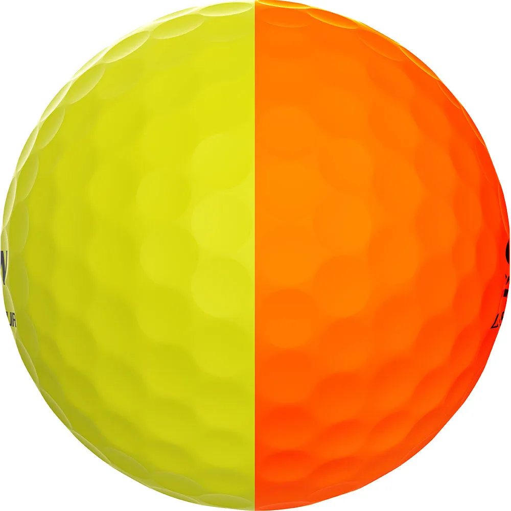 Q-STAR Tour Divide Golf Balls - Yellow/Orange - 12 Pack, SPF 50 golf shirts, Personalized golf balls
