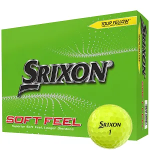 Dont Miss Srixon Soft Feel Golf Balls - Yellow - 12 Pack Hot Right Now, Golf rangefinder, Electric golf trolley, Senior golf clubs