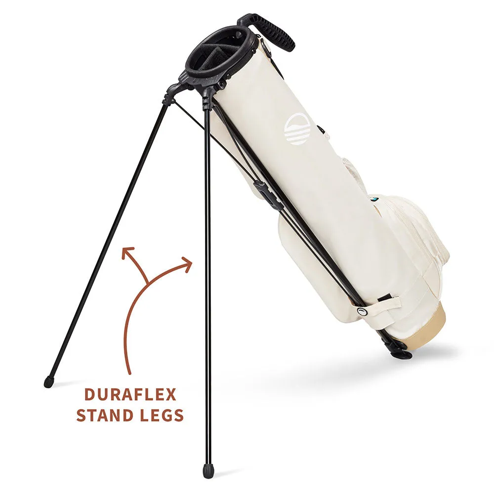 Sunday Golf Loma XL Pencil Stand Bag - Toasted Almond, Golf hitting mat