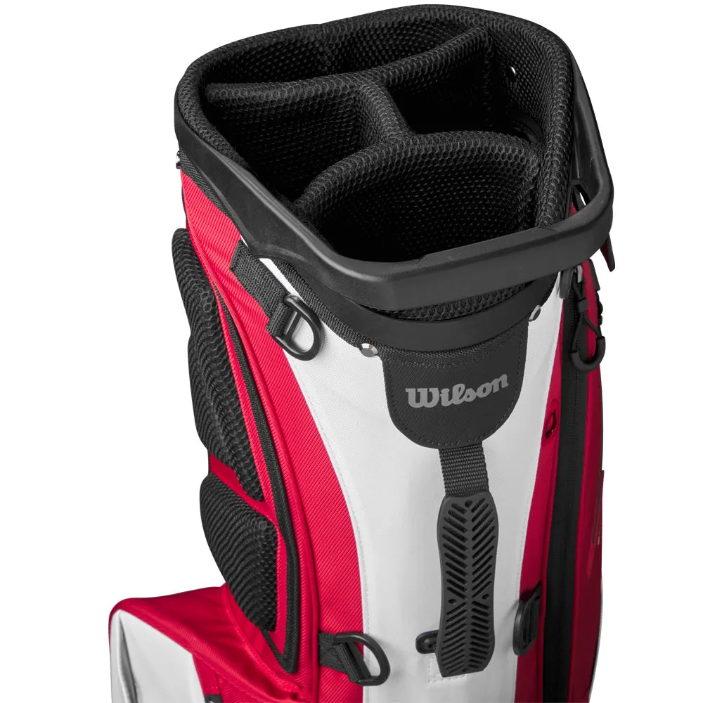 Wilson Exo Lite Stand Bag - Staff Red, Cadet size golf gloves, Senior golf clubs