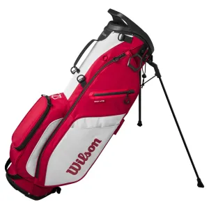 Dont Miss Wilson Exo Lite Stand Bag - Staff Red Too Good to Miss, Golf bag rain cover, Golf balls for distance, Golf accessories for beginners