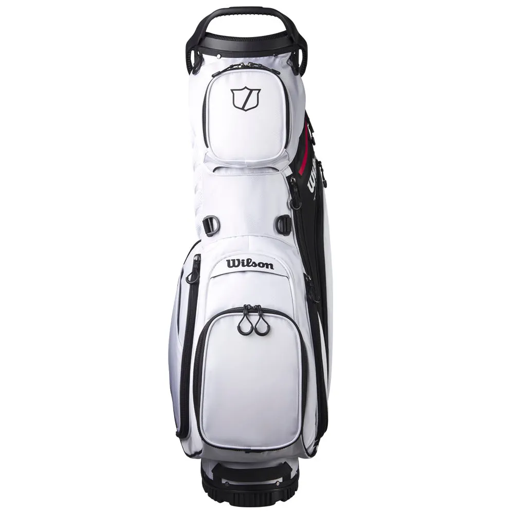 Wilson Talus Stand 14 Bag - White/Black, Golf wedges 52 degree