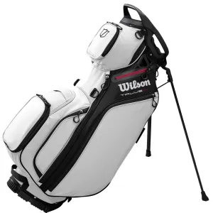 Dont Miss Wilson Talus Stand 14 Bag - White/Black Crowd Favorite, Golf posture corrector, Golf mat for home