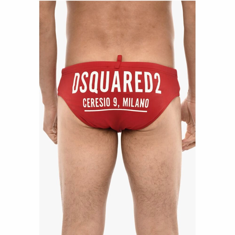 Dsqua Logo Print Slip Men's Swimsuit