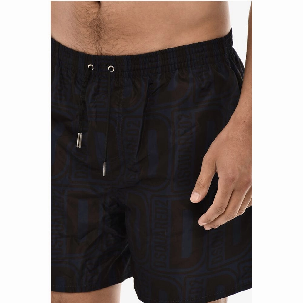 Dsquared Allover Logo Print MIDI Men's Swimshorts