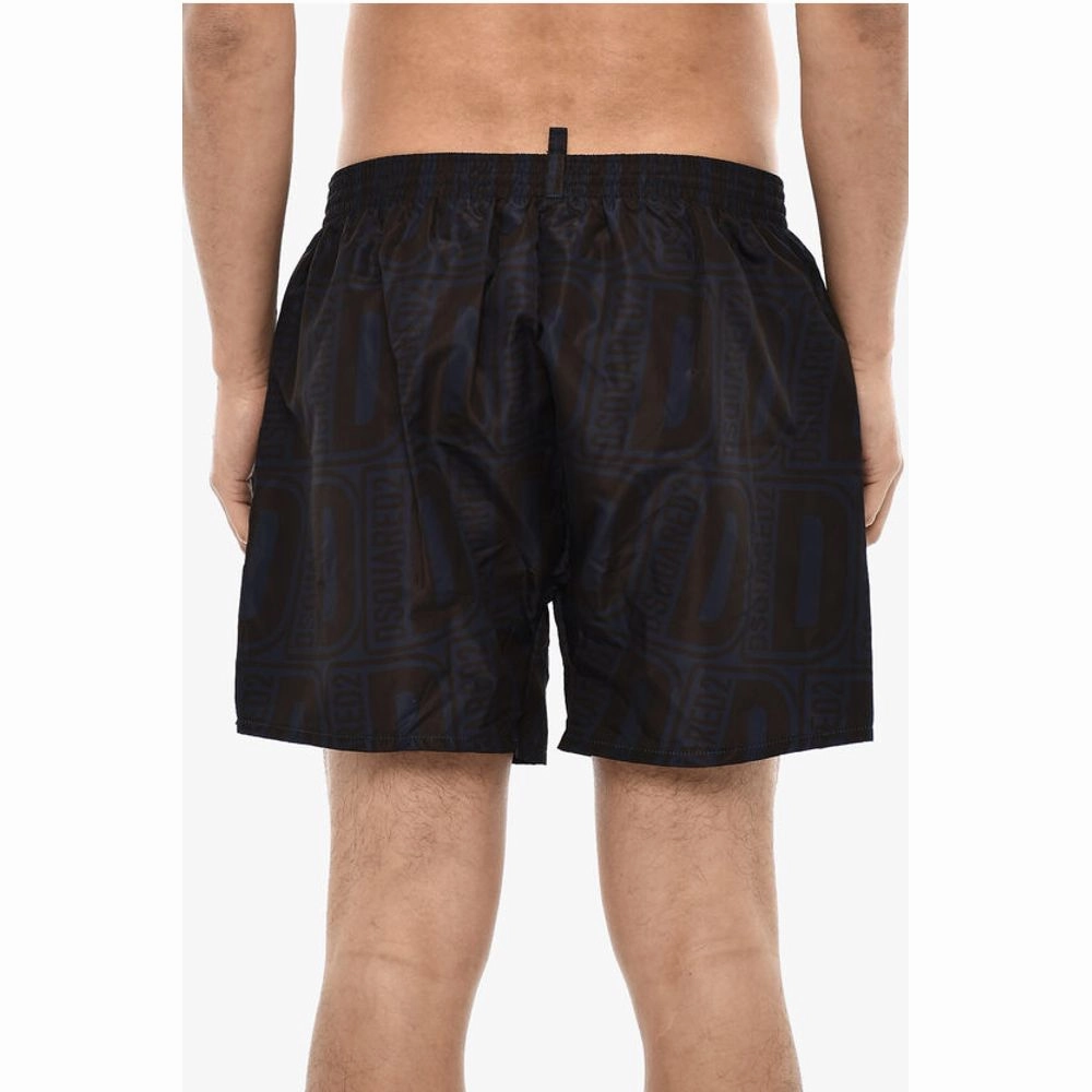 Dsquared Allover Logo Print MIDI Men's Swimshorts