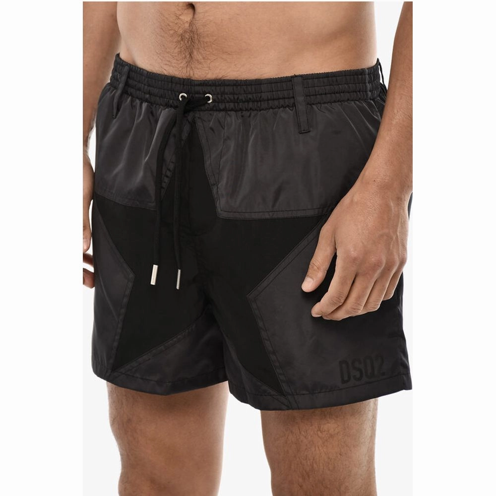 Dsquared Allover Logo Print MIDI Men's Swimshorts