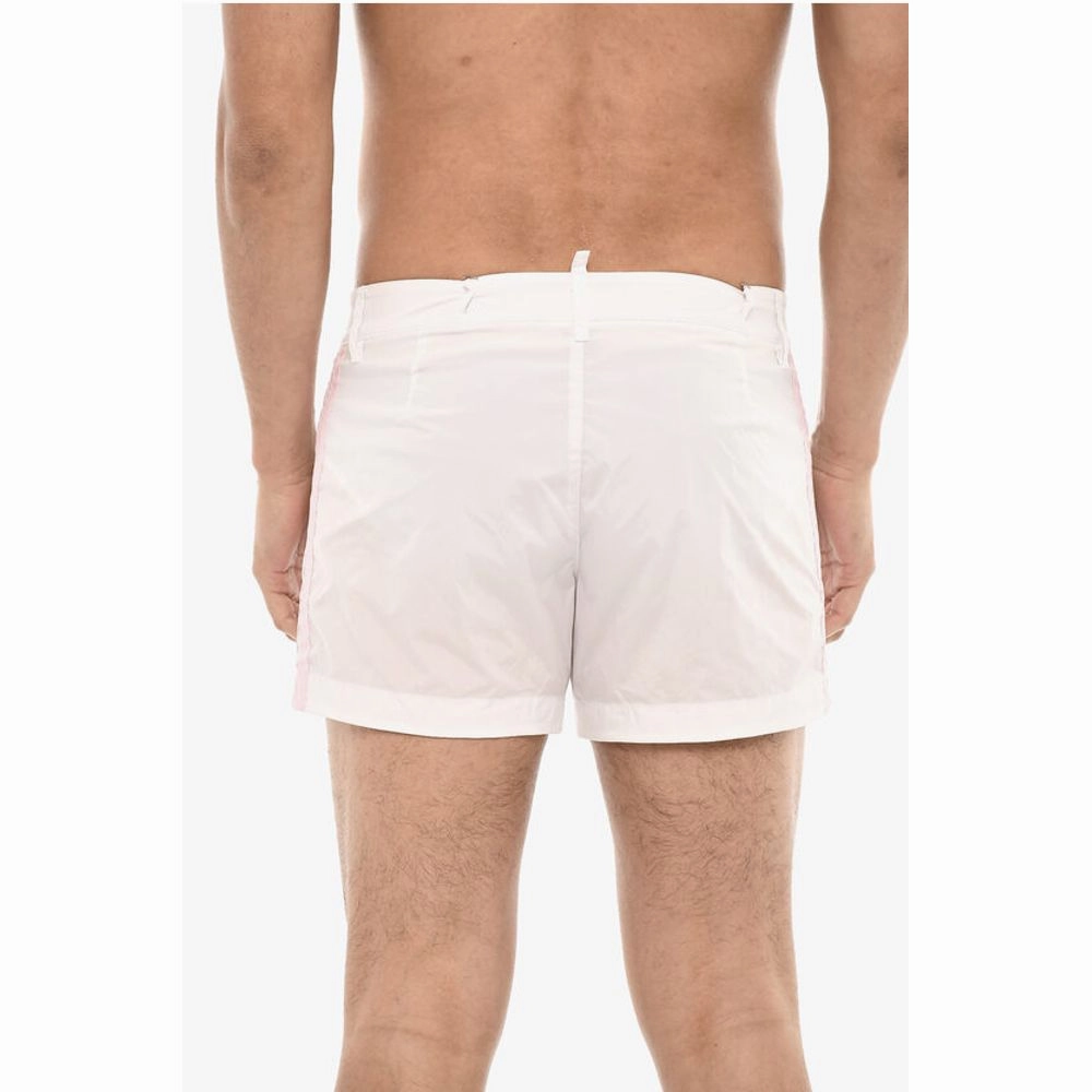 Dsquared Contrasting Bands MIDI Swim Men's Shorts