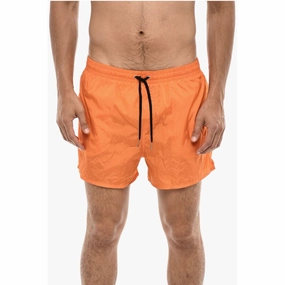 Dsquared Logo Print MIDI Boxer Men's Swimsuit
