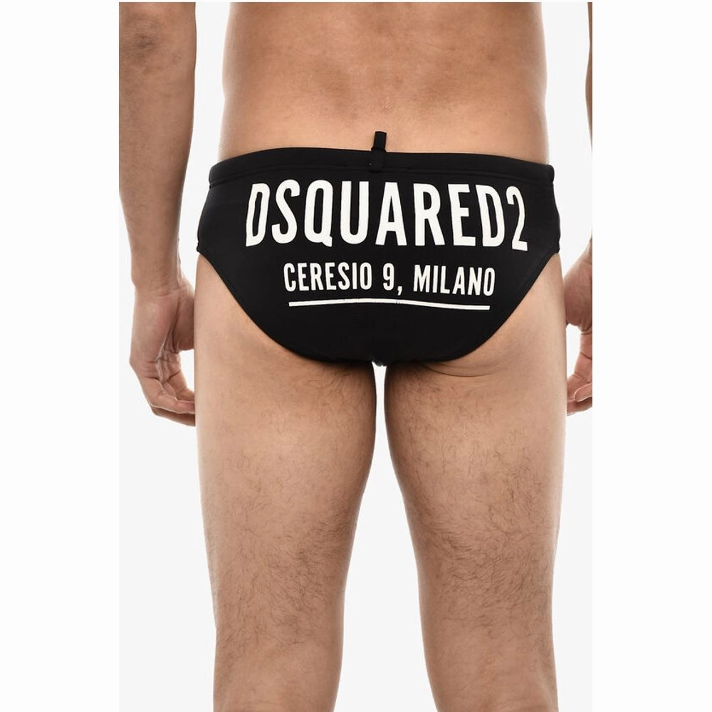 Dsquared Logo Print Slip Men's Swimsuit