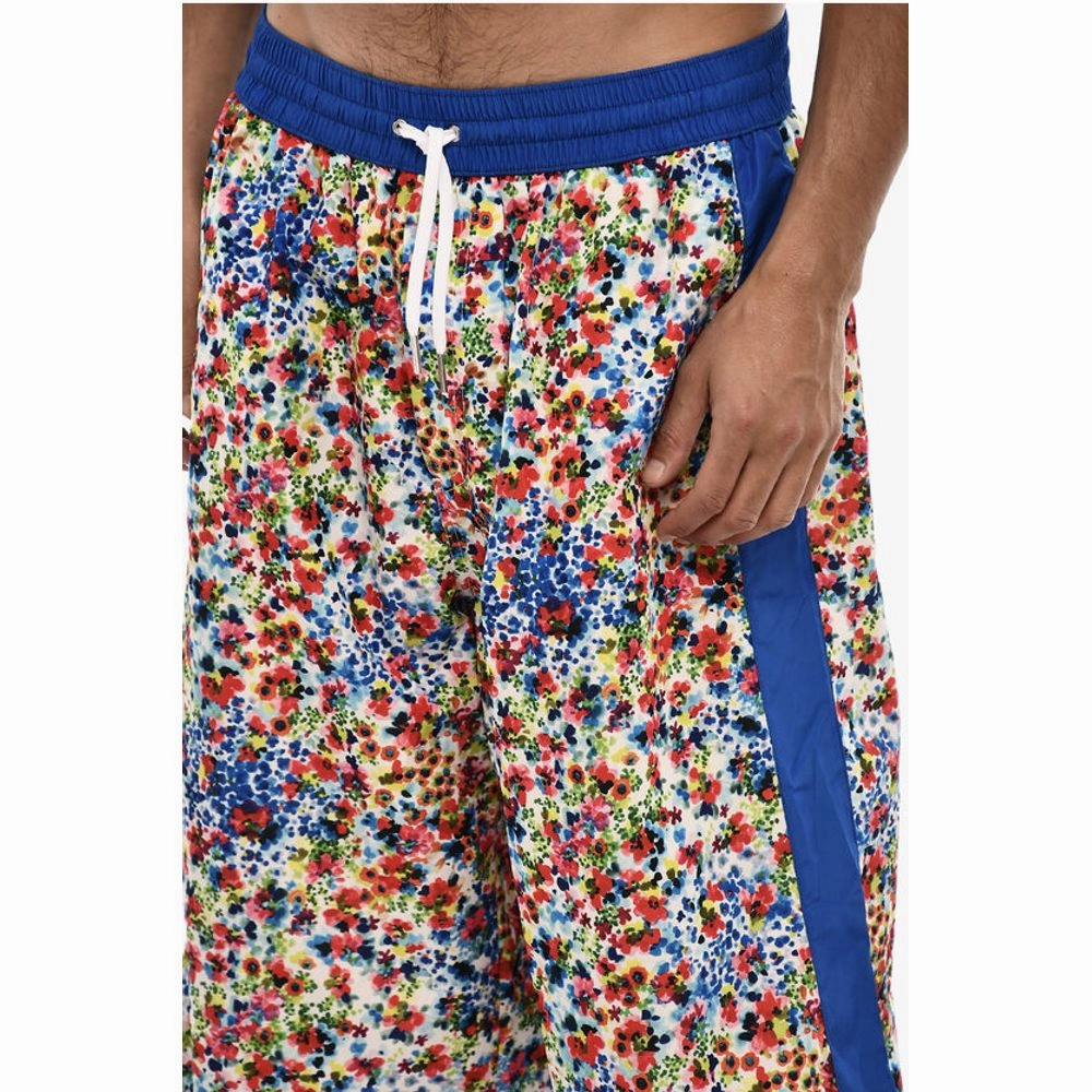 Dsquared Maxi Swim Shorts With Floral Men's Print